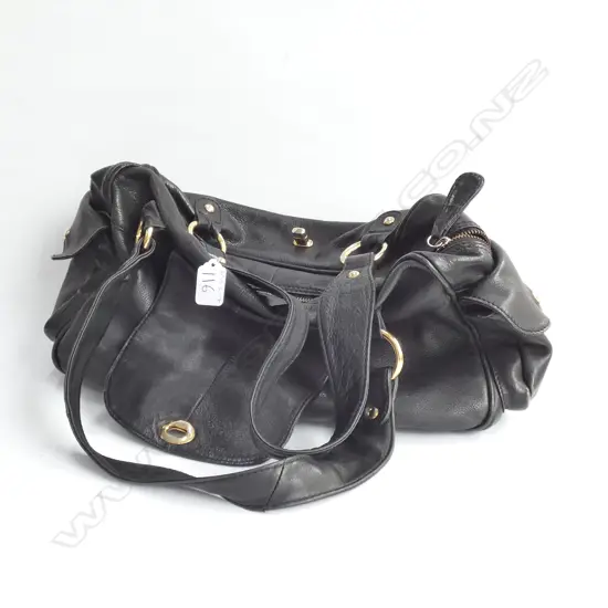 MI PIACI HANDBAG, LEATHER, MOTO-STYLE