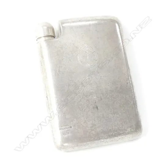 ROYAL SELANGOR HIP FLASK ENGRAVED ROYAL N.Z YACHT SQUADRON