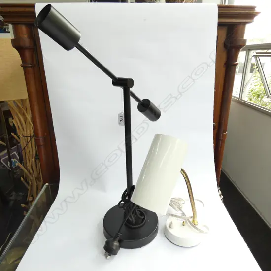 2 MODERN STYLE DESK LAMPS 