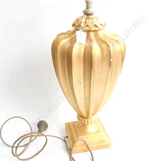 GILT LAMP NO SHADE H. 510MM 