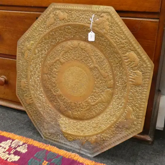 BRASS MIDDLE EASTERN TRAY 620MM DIA AF
