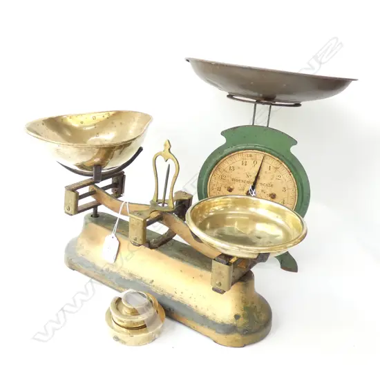 SET OF SCALES L. 320MM PLUS KITCHEN SCALES