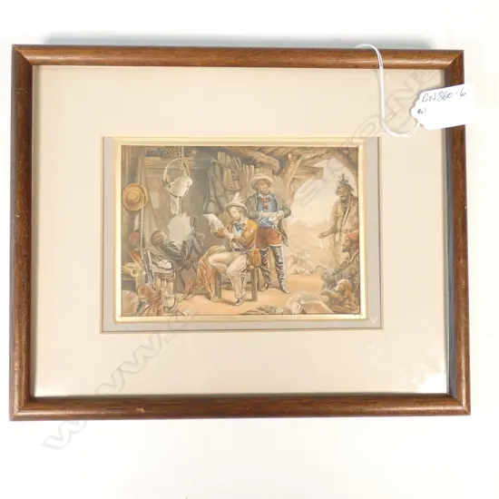 19THC BAXTER / LE BLOND PRINT 'NEWS FROM AUSTRALIA'