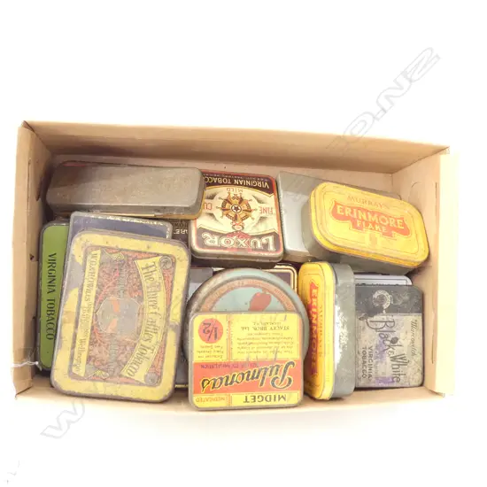 ASSORTED VINTAGE TOBACCO TINS