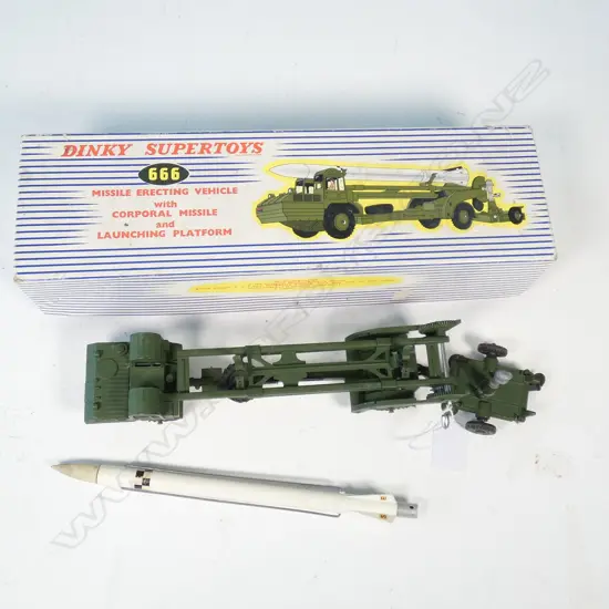 DINKY MISSILE ERECTING VEHICLE IN ORIG. BOX 300MM L