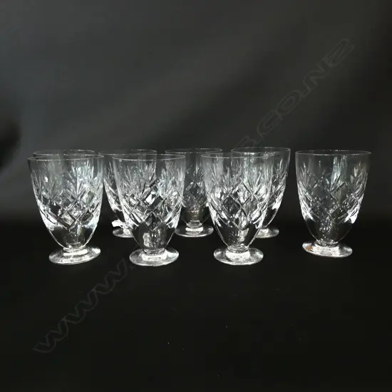 SET OF 8 WEBB CORBETT GLASSES 