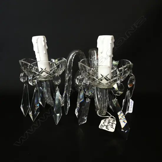 WATERFORD CRYSTAL WALL CHANDELIER