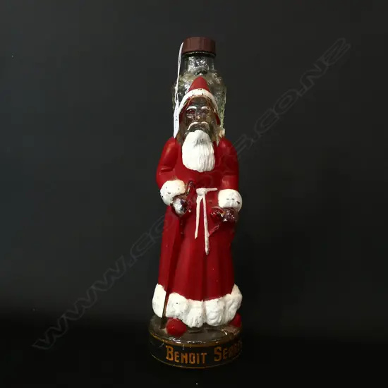 FRENCH LIQUEUR BOTTLE IN SHAPE OF SANTA CLAUSE H.300MM