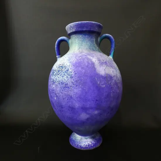 BLUE VARIABLE AMPHORA VASE H.36mm