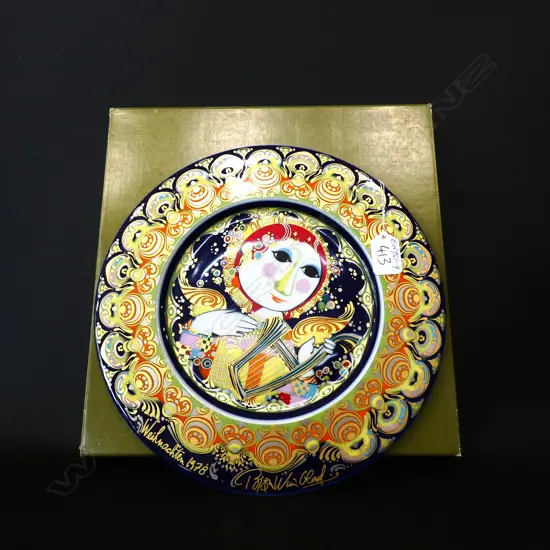 1978 BJORN WIINBLAD ROSENTHAL PLATE (BOXED) Dia.288mm
