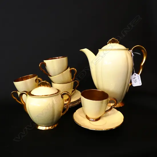 CARLTONWARE 6 CUP COFFEE SET 
