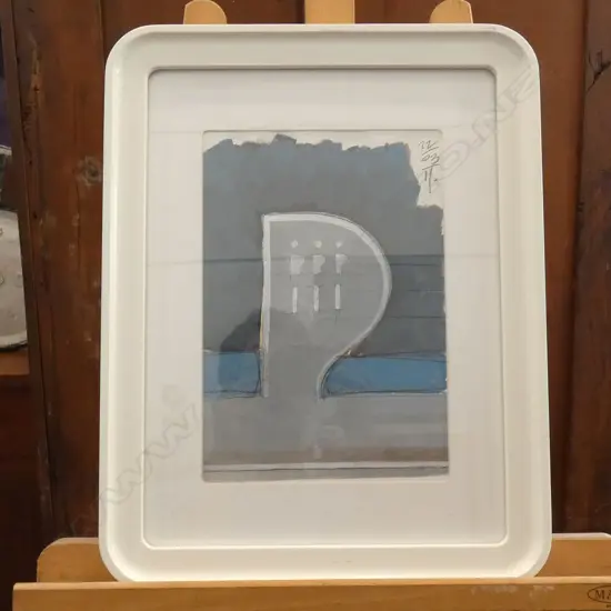 JONATHAN GIBB, ACRYLIC & PENCIL, 'PLAN' 2011 195 X 290 MM