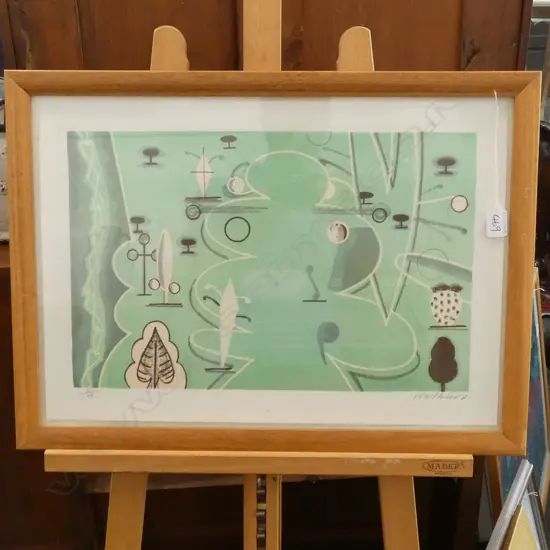 DENYS WATKINS PRINT, 71 OF 116, 370MM X 540MM