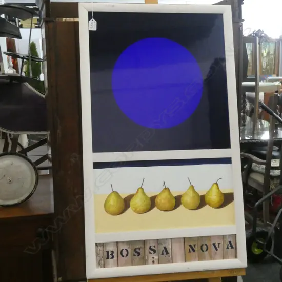 CONTEMPORARY MIXED MEDIA 'BOSA NOVA' 850 X 500MM