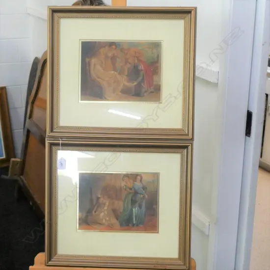 JOHN M. WRIGHT PR EARLY 19th C. W/C 'CINDERELLA' 440 X 390MM 