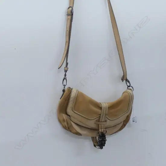 MIMCO LEATHER SHOULDER BAG