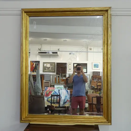 LARGE GILT FRMAED MIRROR 1520 X 1200MM