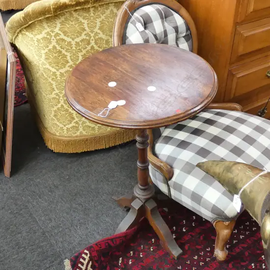 CIRCULAR SIDE TABLE H. 760MM 490MM DIA