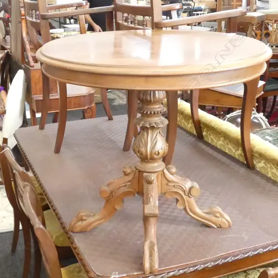 VICTORIAN STYLE CIRCULAR TABLE H. 620MM 700MM DIA