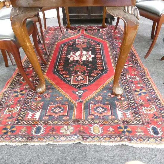 HAND KNOTTED IRANIAN HAMADAN 2200 X 1300MM 