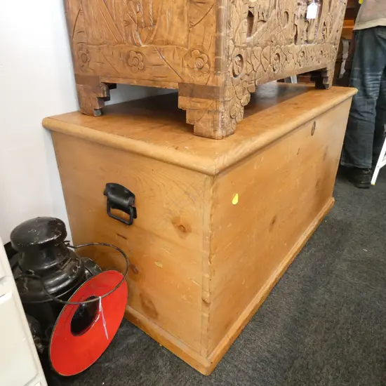 WOODEN CHEST 1120 X 550 X 570MM