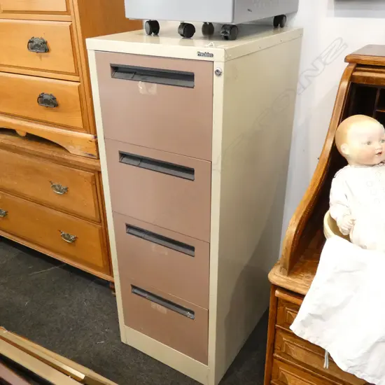 METAL FILING CABINET 640 X 495 X 1320MM 