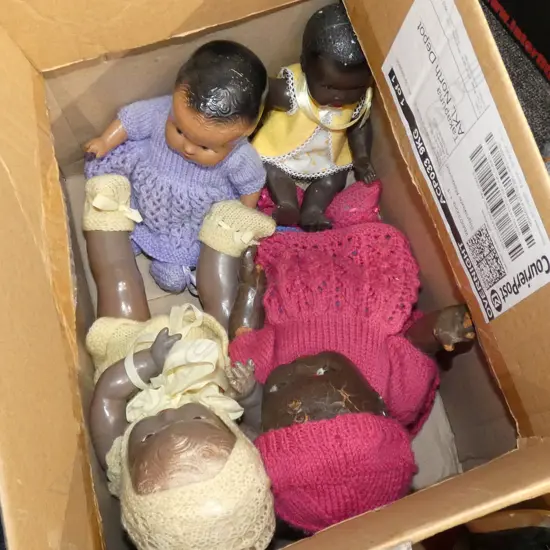 BOX LOT 4 BABY DOLLS 