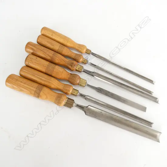 SET OF 6 PARRING GAUGES