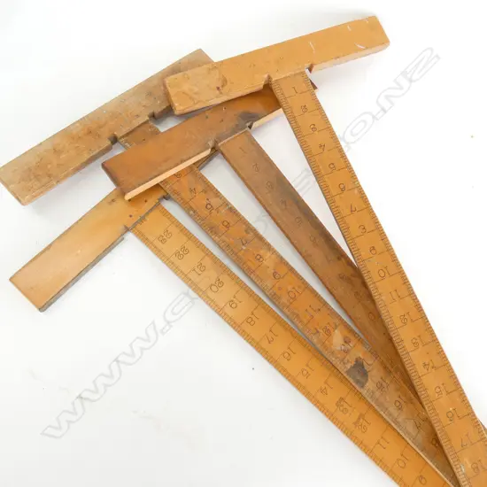 4 T SQUARES; BUILDERS RULERS LONGEST 48''