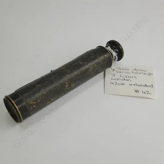 BRASS TELESCOPE MANUFACTURED BY J LIZARS