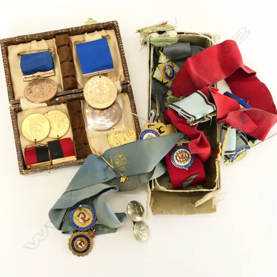 COLLECTION OF MEDALS & BADGES