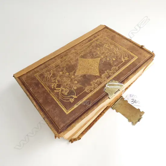 19TH CENTURY BIBLE DAMAGED