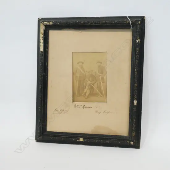 1882 MT COOK MOUNTAINEERS PHOTOGRAPH...