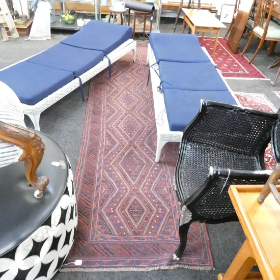 MIXED WEAVE AFGAN RUNNER 3650 X 820MM