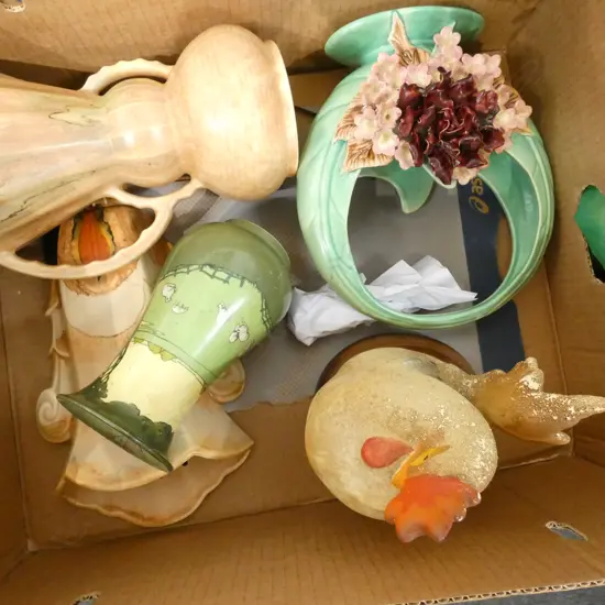 ASST. PORCELAIN ITEMS VASES ETC