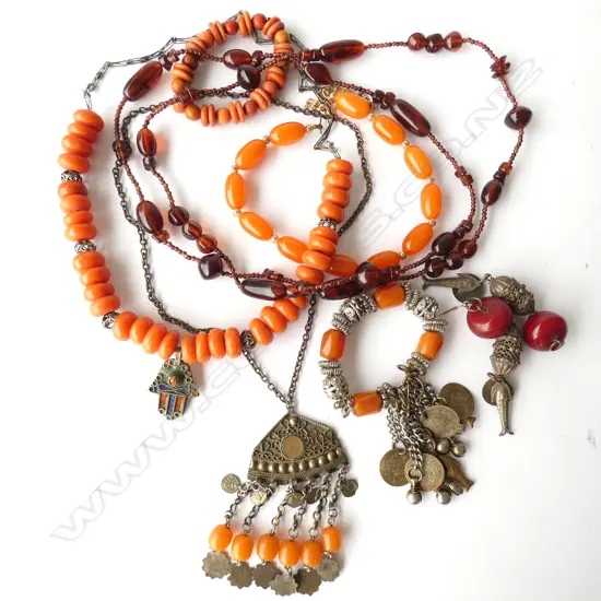 ASST. ORANGE COSTUME JEWELLERY