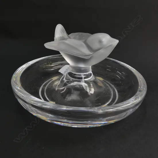 SMALL LALIQUE BIRD BOWL