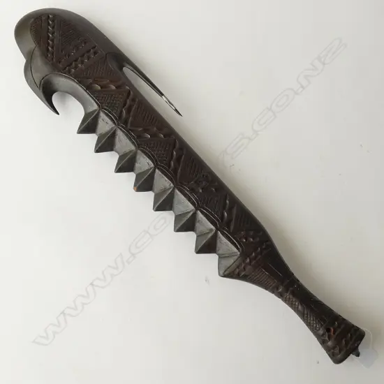 PACIFIC ISLAND SERATED AND HOOKED CLUB L. 650MM