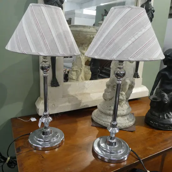 PR CHROME LAMPS H. 520MM