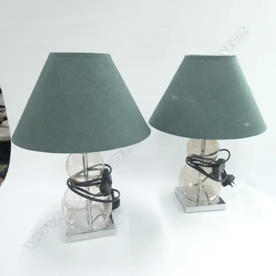 PR GLASS LAMPS H. 340MM 