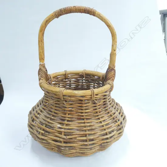 VINTAGE CANE BASKET