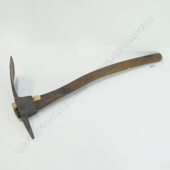 ENGLISH (BRADES) SHIPWRIGHT'S ADZE WITH SPIKE POLL