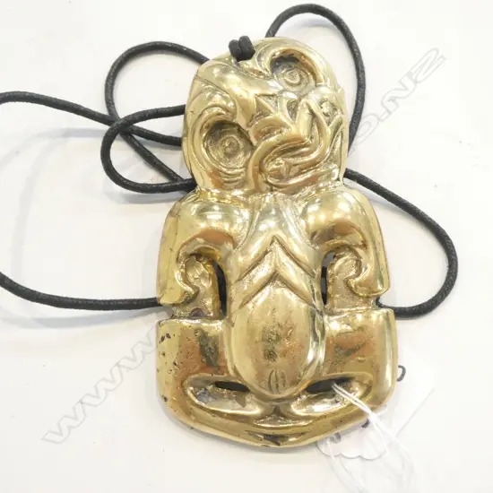 MAORI TIKI BRONZE PENDANT 