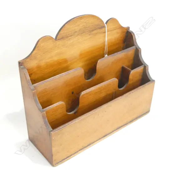 VINTAGE WOODEN LETTER HOLDER W. 230MM