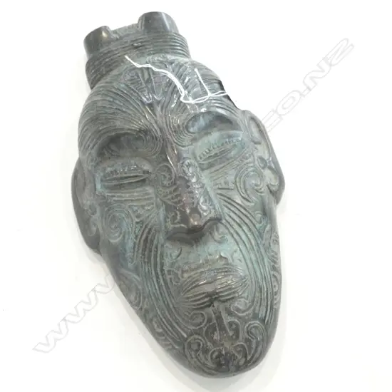 MAORI BRONZED WALL HANGING FACE 