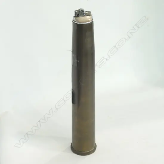 TRENCH ART MILITARY SHELL LIGHTER L. 335MM