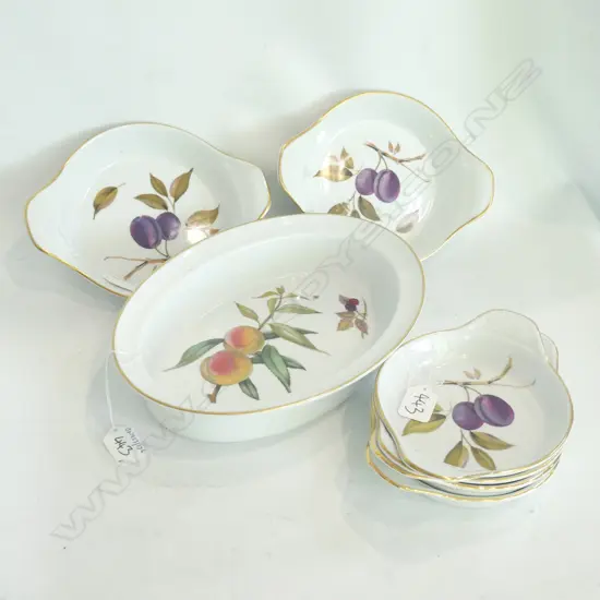6 EVESHAM DISHES