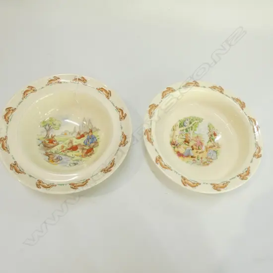 2 ROYAL DOULTON BUNNYKINS BOWLS