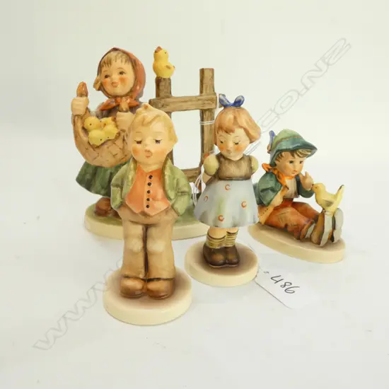 4 HUMMEL SINGING LESSON 63--TWO HANDS ONE TREAT 493, STEADFAST SOPRANO 848--CHICKEN LICKEN 385