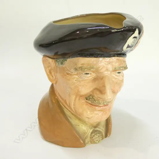 ROYAL DOULTON 'MONTY' CHARACTER JUG, H. 160MM
